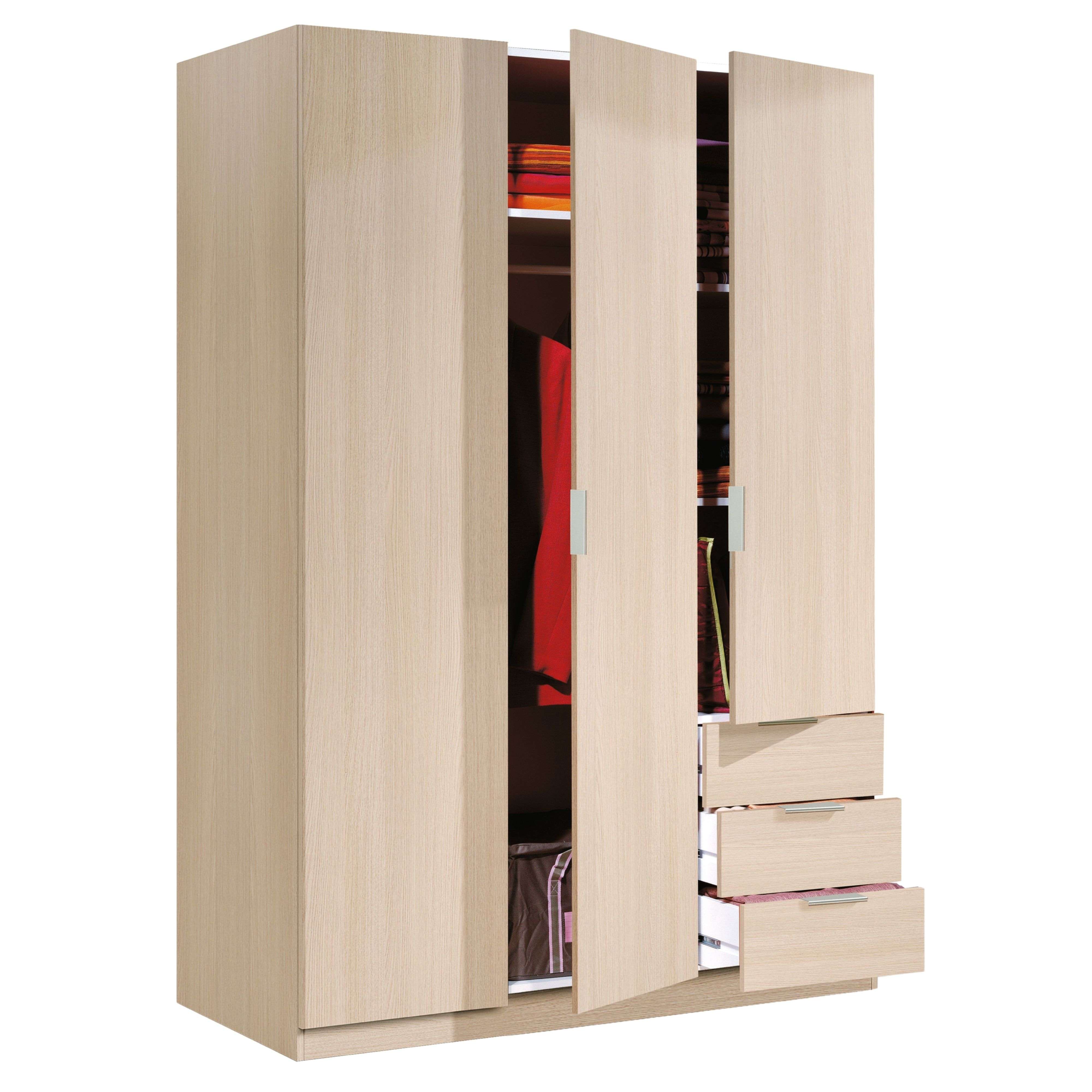 Miroytengo Armario para Dormitorio Andy en Vasrios Colores de 121x52x180 cm