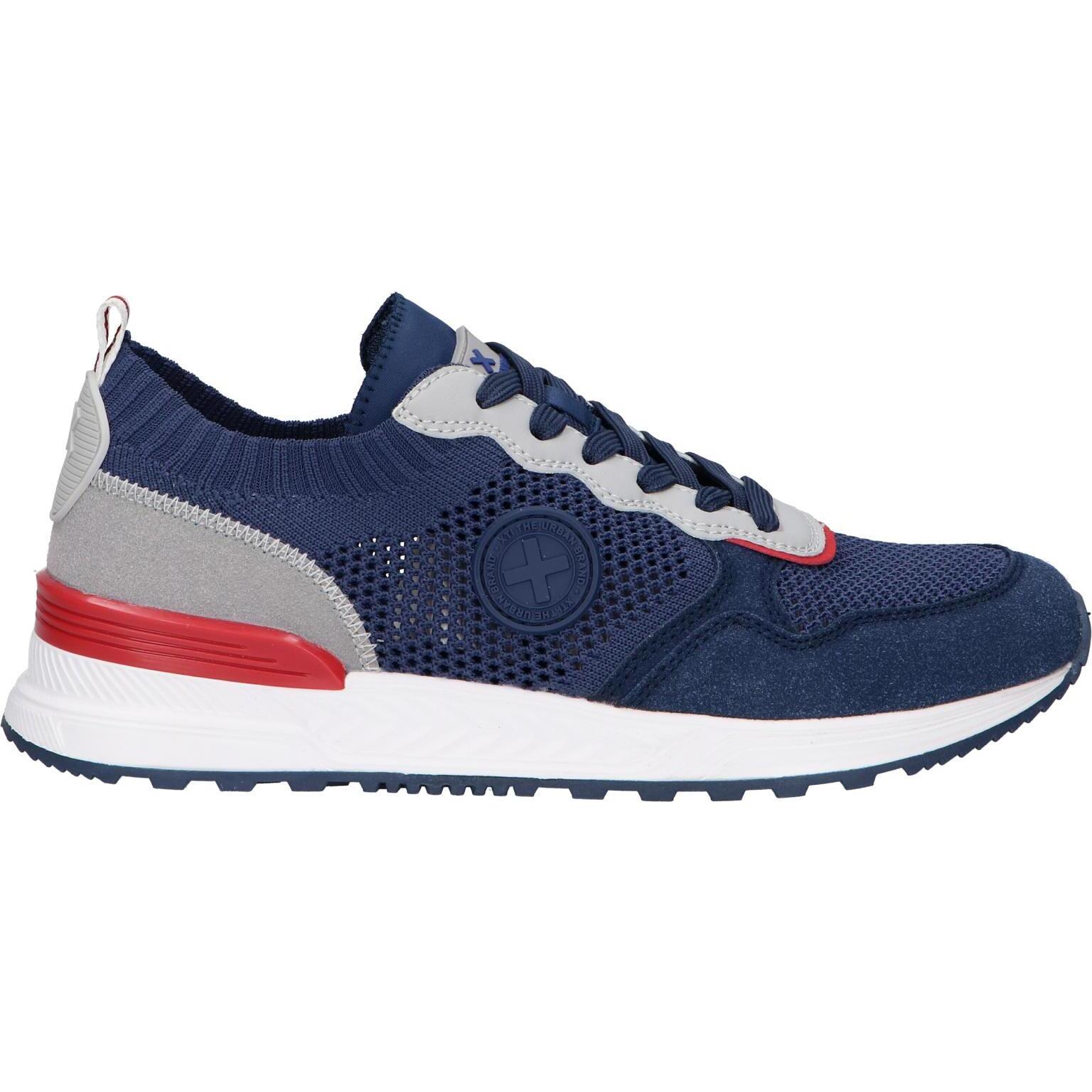 Xti men's sneakers 142842   Navy textile
