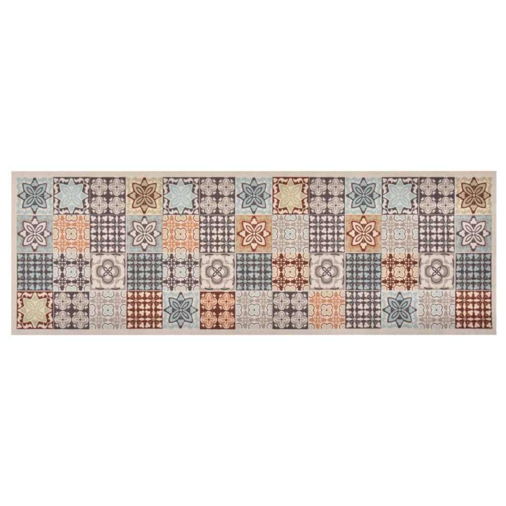 vidaXL Alfombra de Cocina Lavable Coffee 60x180 cm Felpudo Pasillo Salón Color coffee blue,  coffee brown,  Cooking y mas
