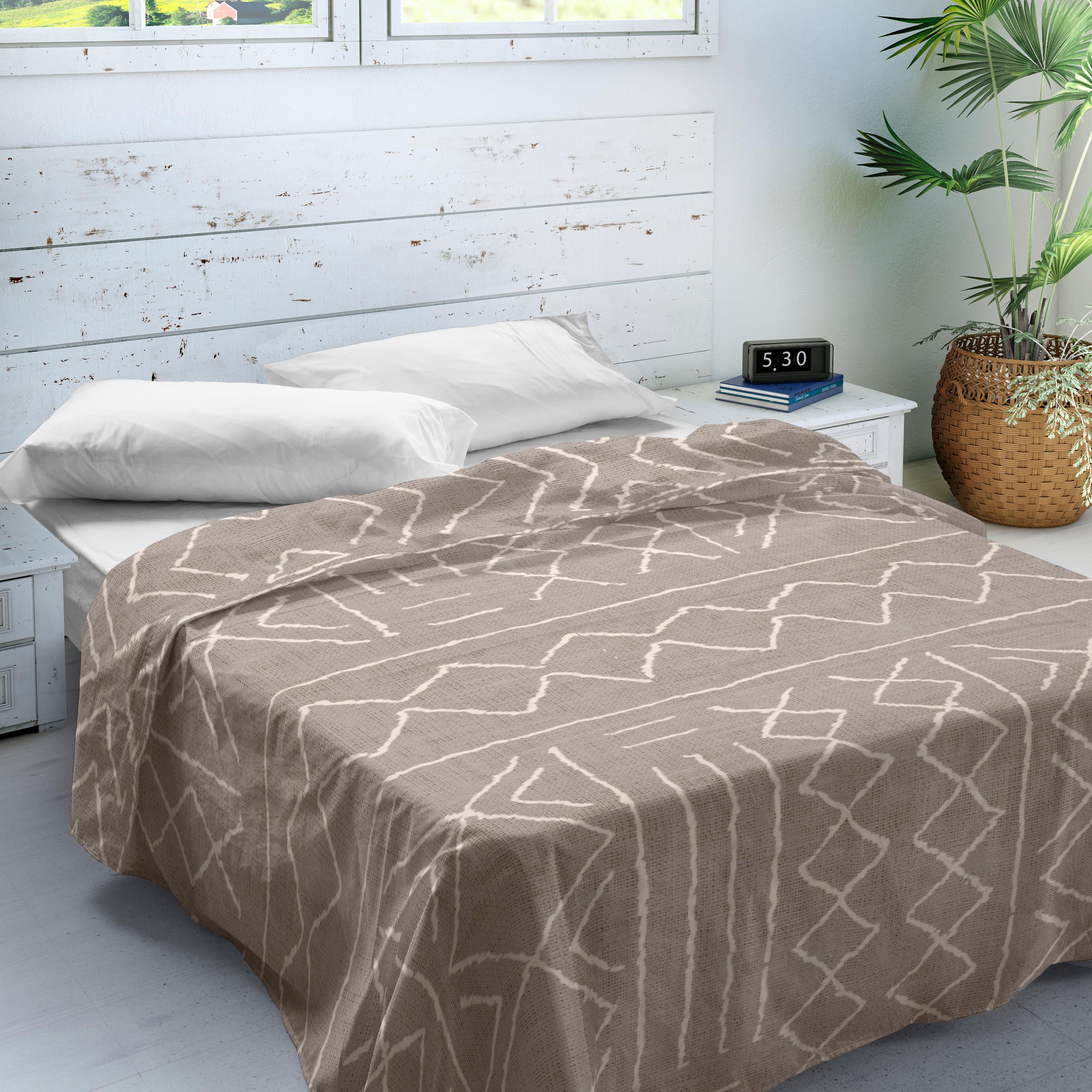 SANDAL- Juego de sábanas Estampadas 2/3 piezas - Algodón Extra Suave - Fabricado en España - NAUEK - Cama 90/135/150/180 cm