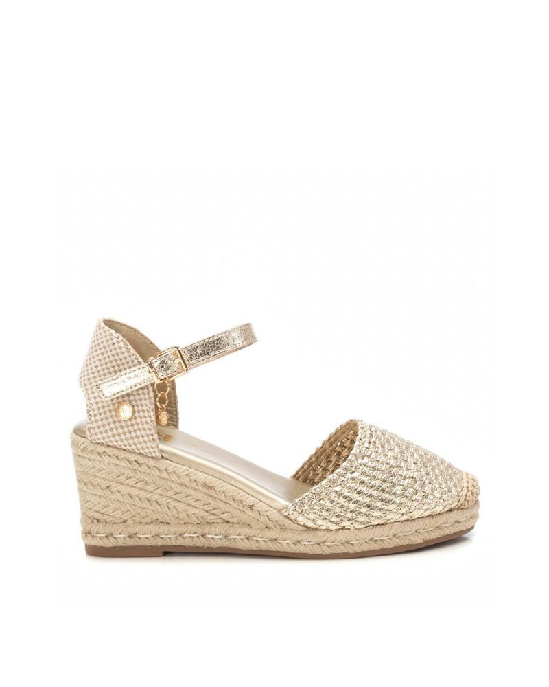 XTI 143844 Zapatos Alpargatas Mujer Oro