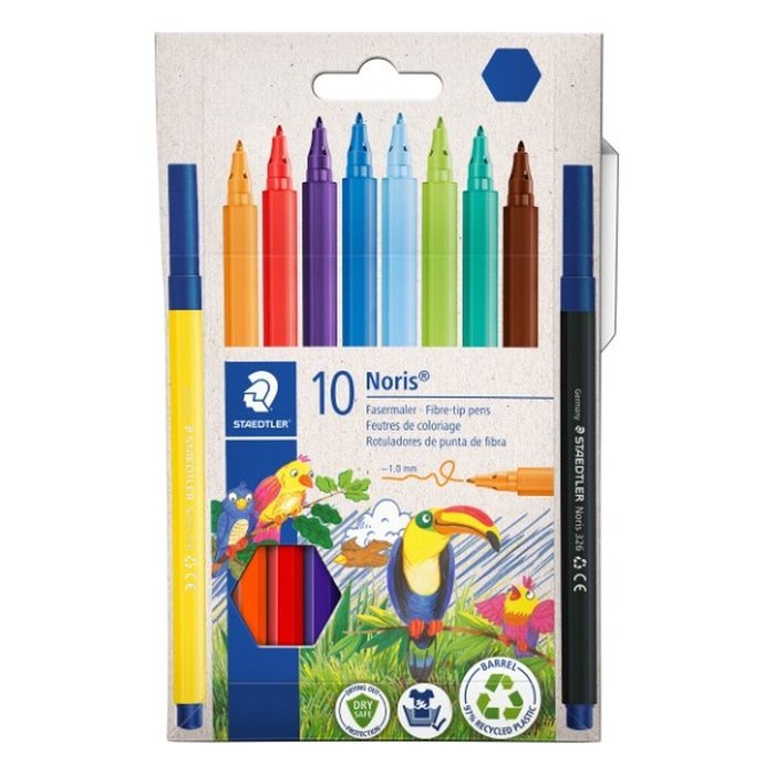STAEDTLER ROTULADOR NORIS CLUB 326 C10 10 UNIDADES SURTIDAS VARIOS PAPELERIA