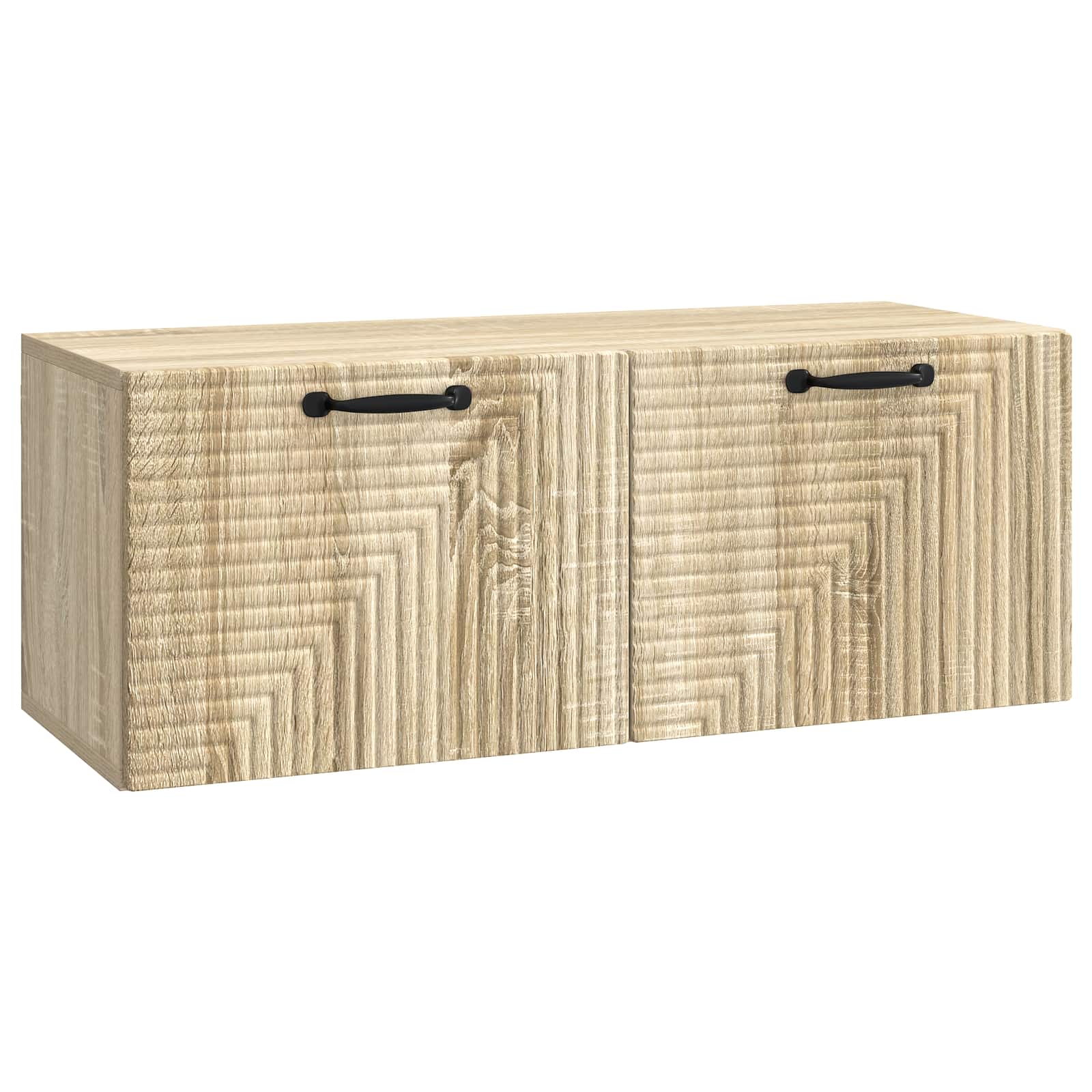 vidaXL Mueble para TV de pared 78,5 x 31 x 30 cm Madera de Ingeniería Multicolor