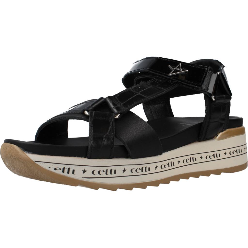 Sandalias Mujer Marca Cetti Modelo Multimateria
