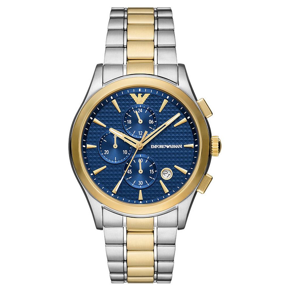 Emporio Armani Reloj hombre AR11579, con calendario, Incluye Caja Original, Diámetro: 42MM