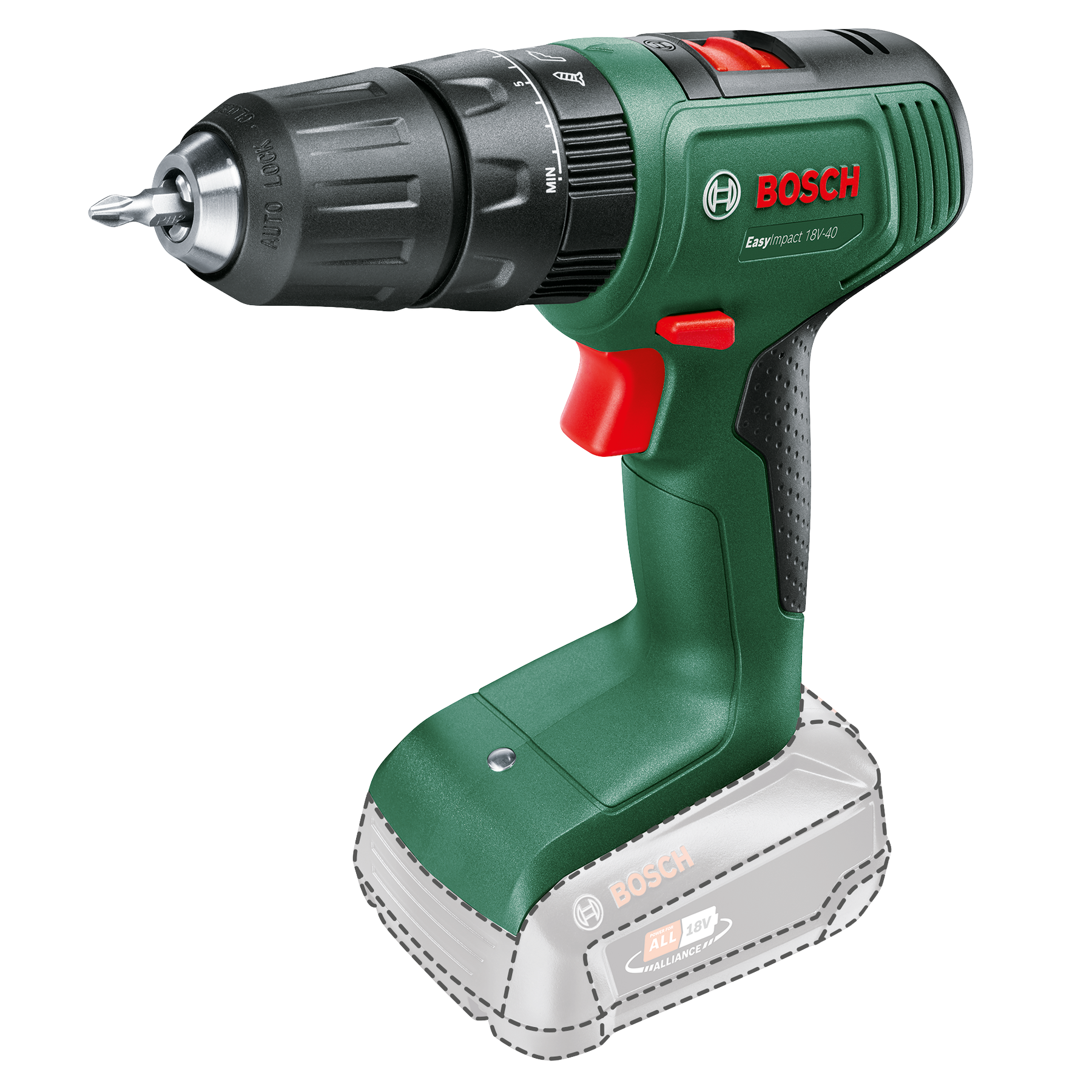 Bosch - Set EasyImpact 18V-40 2x2,0 + EasySaw18V
