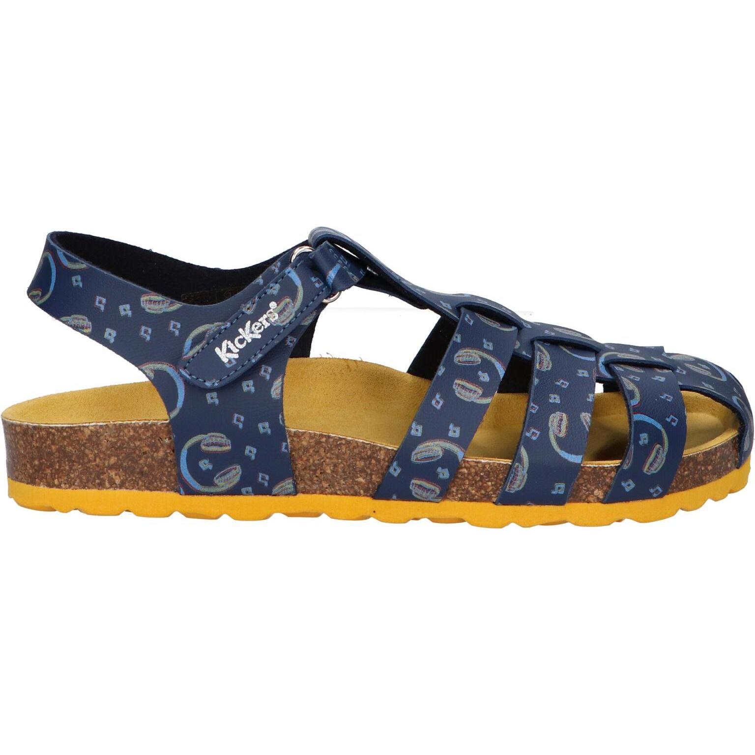 Kickers boy's sandals 961650 -30 summertan 103 marine music