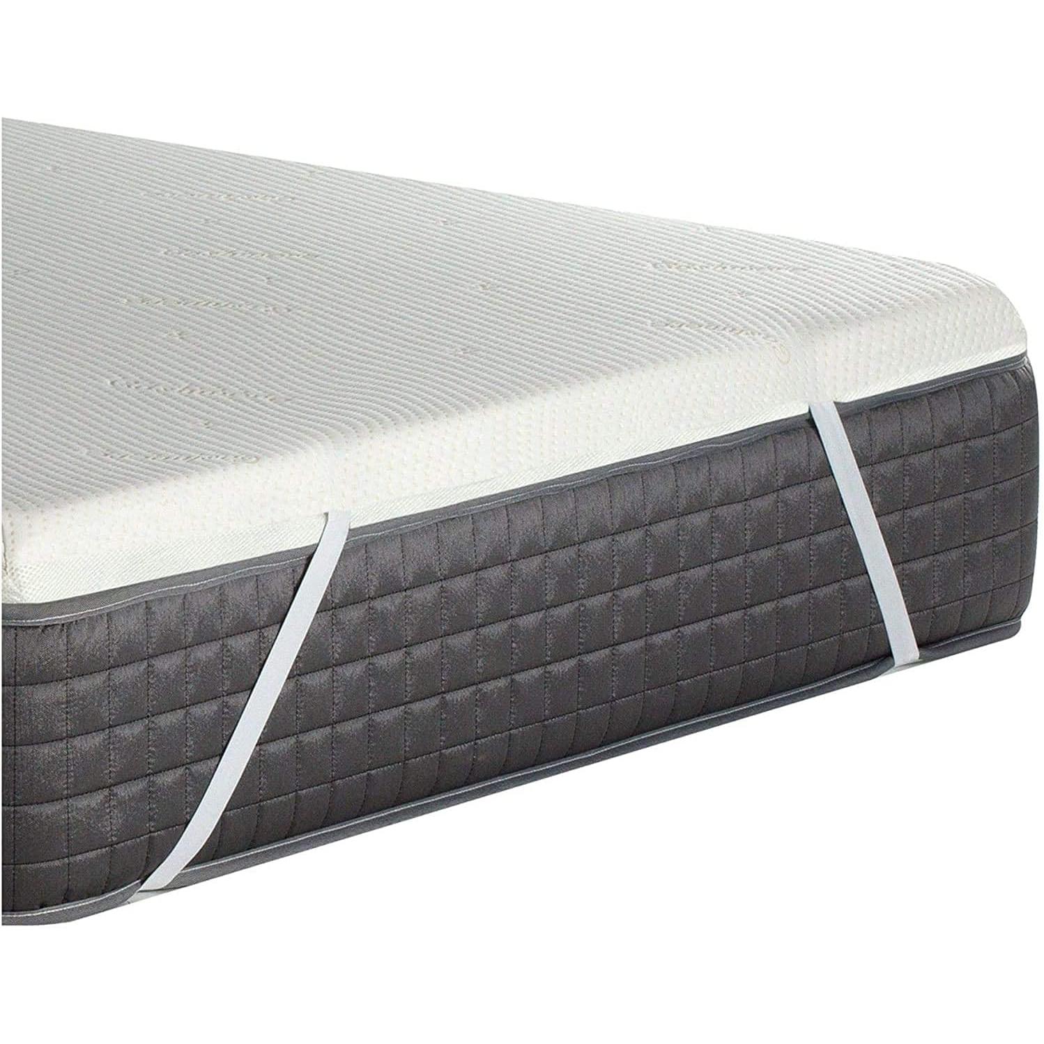 MICAMAMELLAMA - Topper Cubrecolchón Viscoelástico Memory Foam para Colchón, Capa de Confort con Funda Extraíble y Lavable