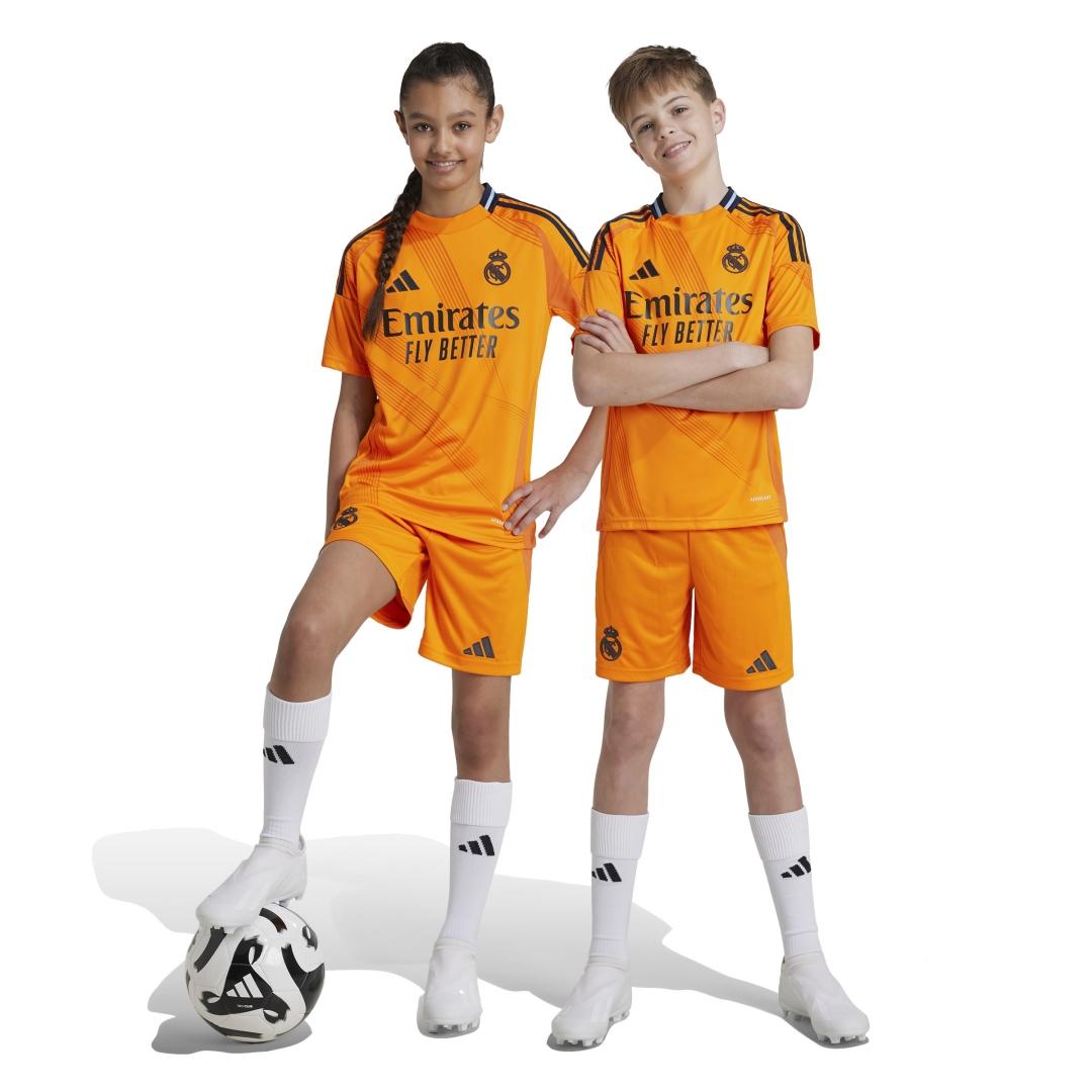 Conjunto Niños Futbol Adidas Real Madrid 2ª  24/25  Naranja