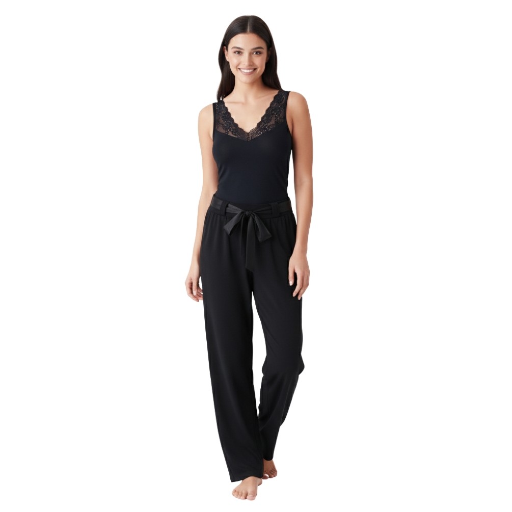 COTONELLA camiseta mujer tirantes encaje GD193