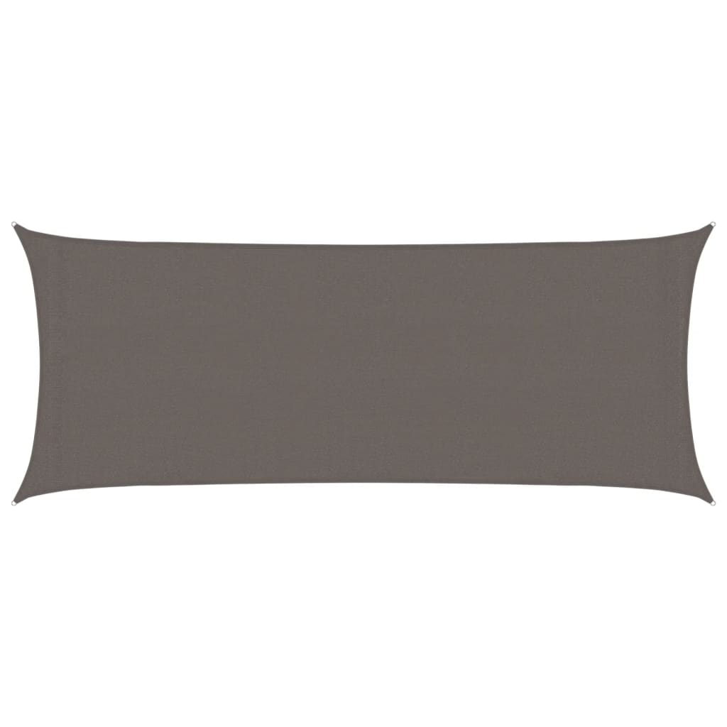 vidaXL Toldo de vela gris antracita HDPE 160 g/m² 2x4,5 m
