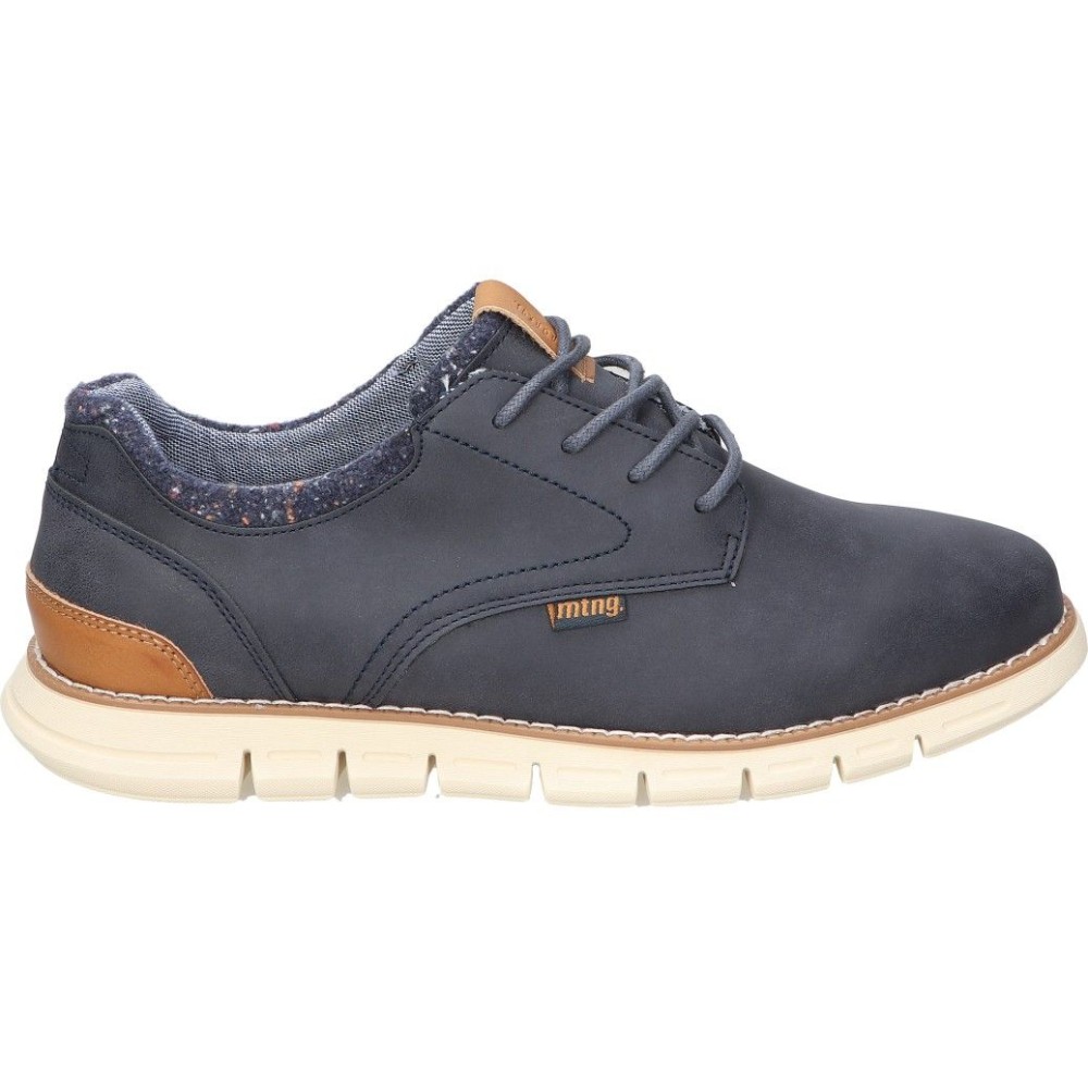 MTNG | Zapato Casual Mustang Kota para Hombre – Zapato Blucher en Color Azul Marino – Zapato con Cordones – Estilo Urbano – Cómodos y Versátiles – Combinables – Modelo 84683