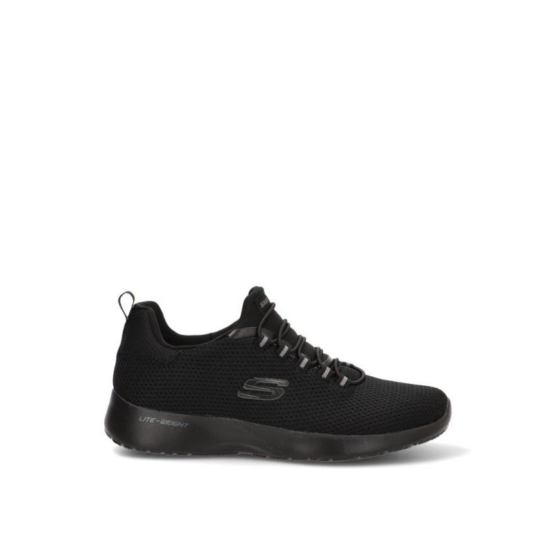 Zapatillas Cómodas Skechers - Hombre - Suela Plana - Modelo 58360 - Color Negro