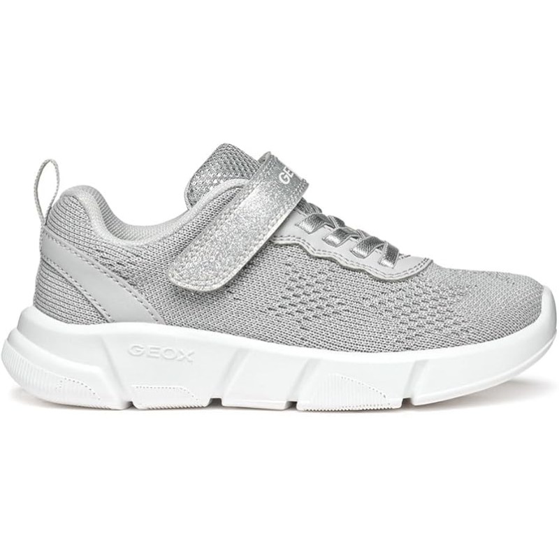 GEOX Zapatillas Deportivas Mujer Plata â€“ Ligereza y Confort para el Día a Día