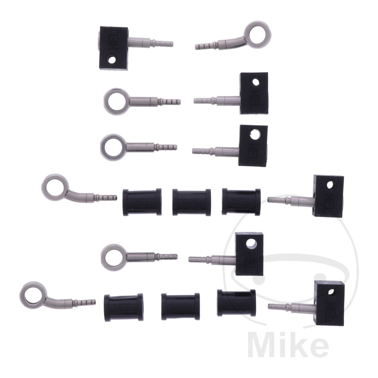 Latiguillo De Freno Metálico Kit De Conexión 6 Piezas 7576169