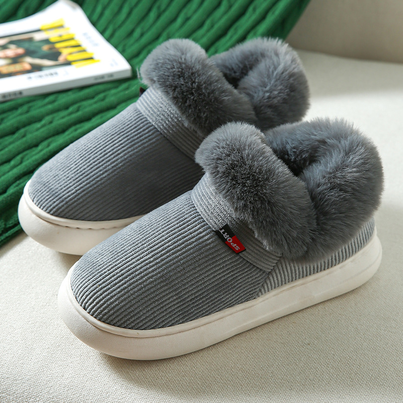 TK Zapatillas Casuales De Invierno Para Mujer Y Hombre Zapatos De Casa Con Forro De Algodón Suave Calzado Cálido Para Exterior Y Interior
