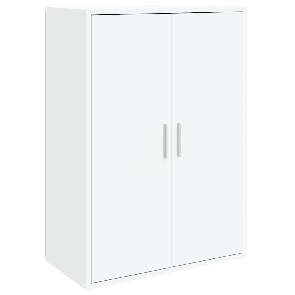 vidaXL Aparador de madera de ingeniería blanco 60x31x84 cm