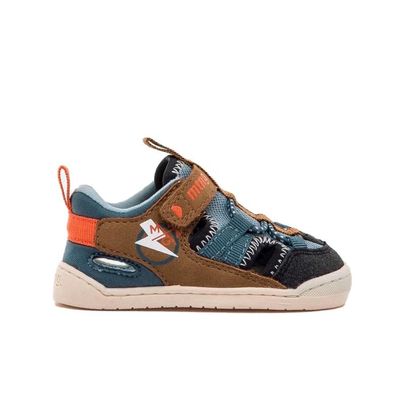 Mustang - Zapatillas sneakers Barefoot Mustang 48908 para niña, estilo casual marinero con suela flexible y ajuste ergonómico, perfectas para el colegio