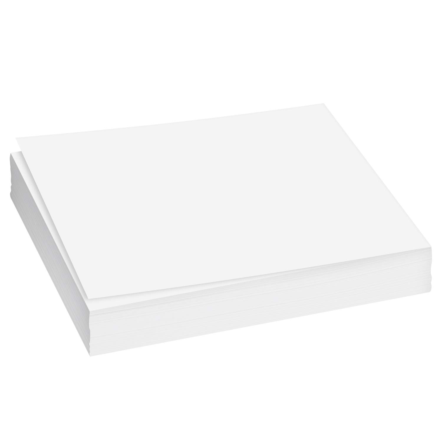 Folio Blanco Din A4 80gr, Papel Impresora 500 Hojas, Papel Blanco Premium para Impresora Multifunción, para Uso de Oficina, Material Escolar, Paquete de Impresión Multiusos