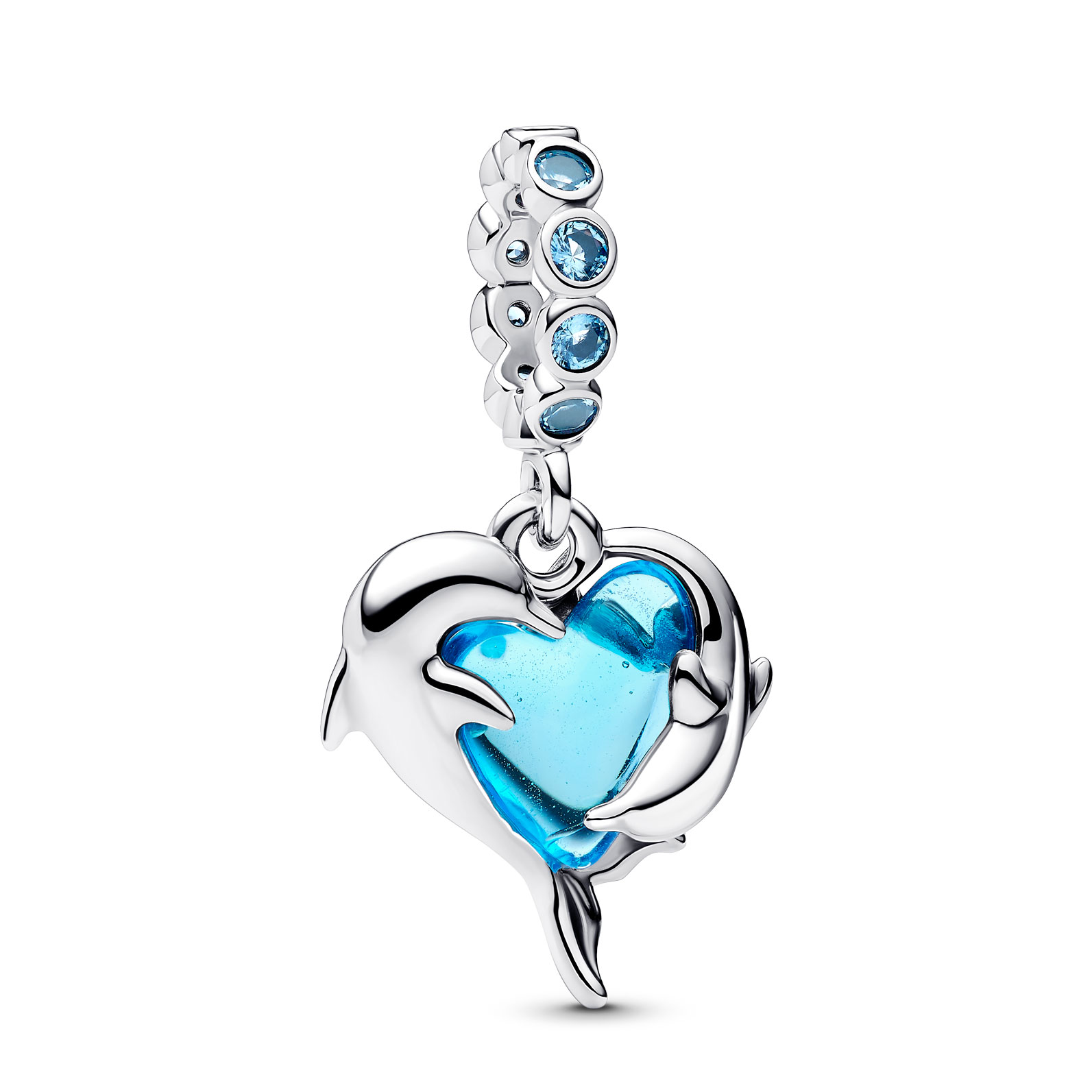 Pandora Charm colgante con forma de delfín Pandora Moments 793924C01 , para Mujer