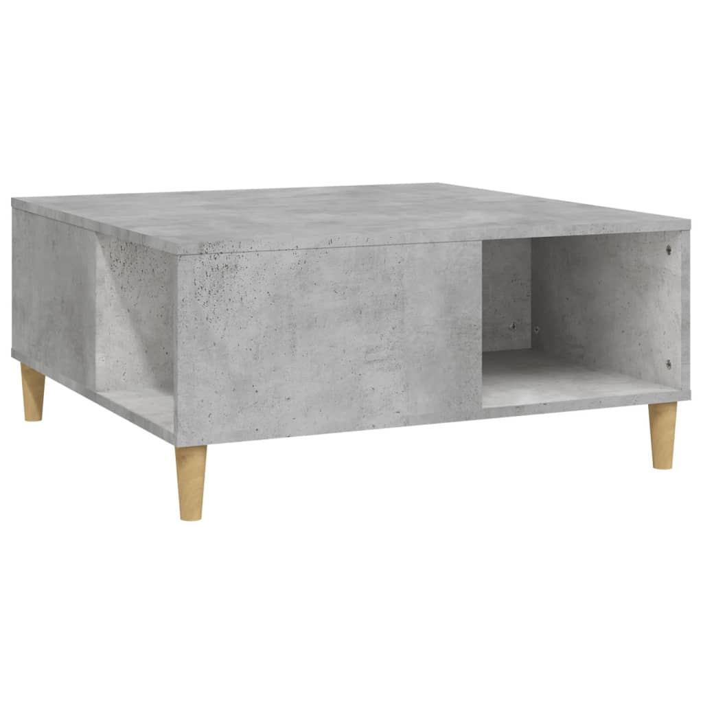 Vidaxl Mesa de Centro Madera Contrachapada 80x80x36,5 Cm Blanco