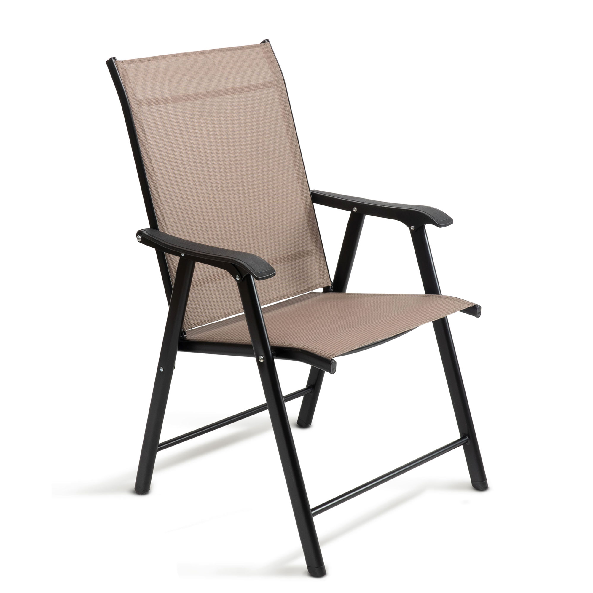 The Secret Home - Conjunto de 1, 2 o 4 Sillas de Jardín - Asiento en Metal y Polietileno/Tela para Exteriores - Ideal para Jardín, Balcón o Terraza - Varios Modelos