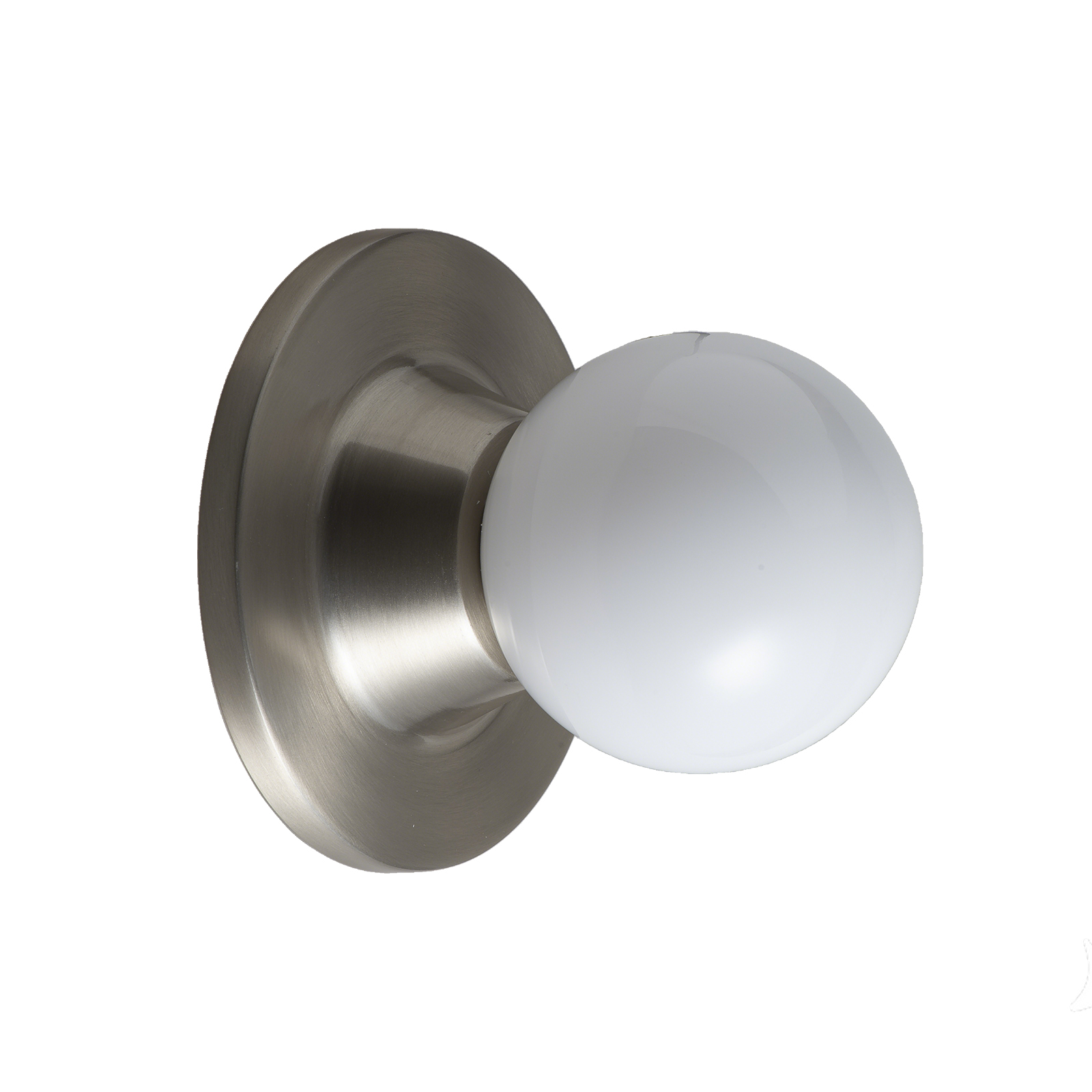 ALPINALUZ Aplique de Pared Metal con Bola de Cristal Opal G9 Max. 9W "ATOMO