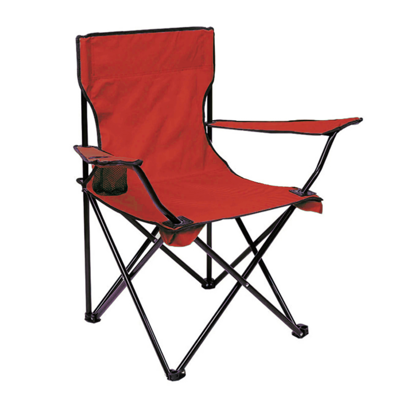 Silla plegable camping silla pesca playa acampada exterior con reposabrazos portavasos de malla blosa lateral resistente 50x50x80c