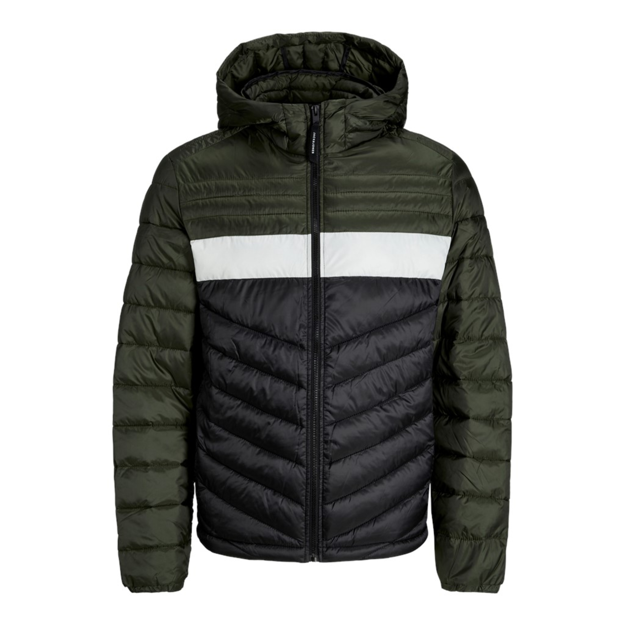 JACK&JONES 12211785 JJEHERO PUFFER HOOD NOOS Hombre Cazadora Chaqueta Abrigo Parka Anorak 28687