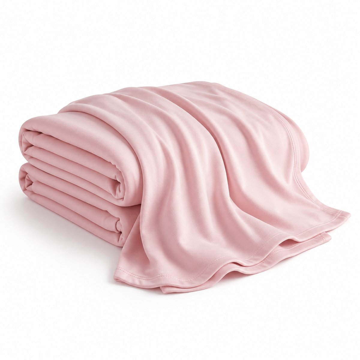 Manta refrescante de 200x180cm - Manta de verano de doble cara - Manta refrescante para dormir para sudores nocturnos - Ligera y transpirable - Verde claro