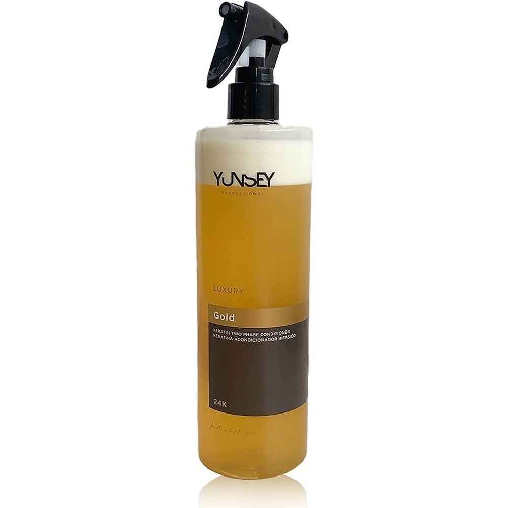 Yunsey luxury gold acondicionador bifásico keratina 500ml