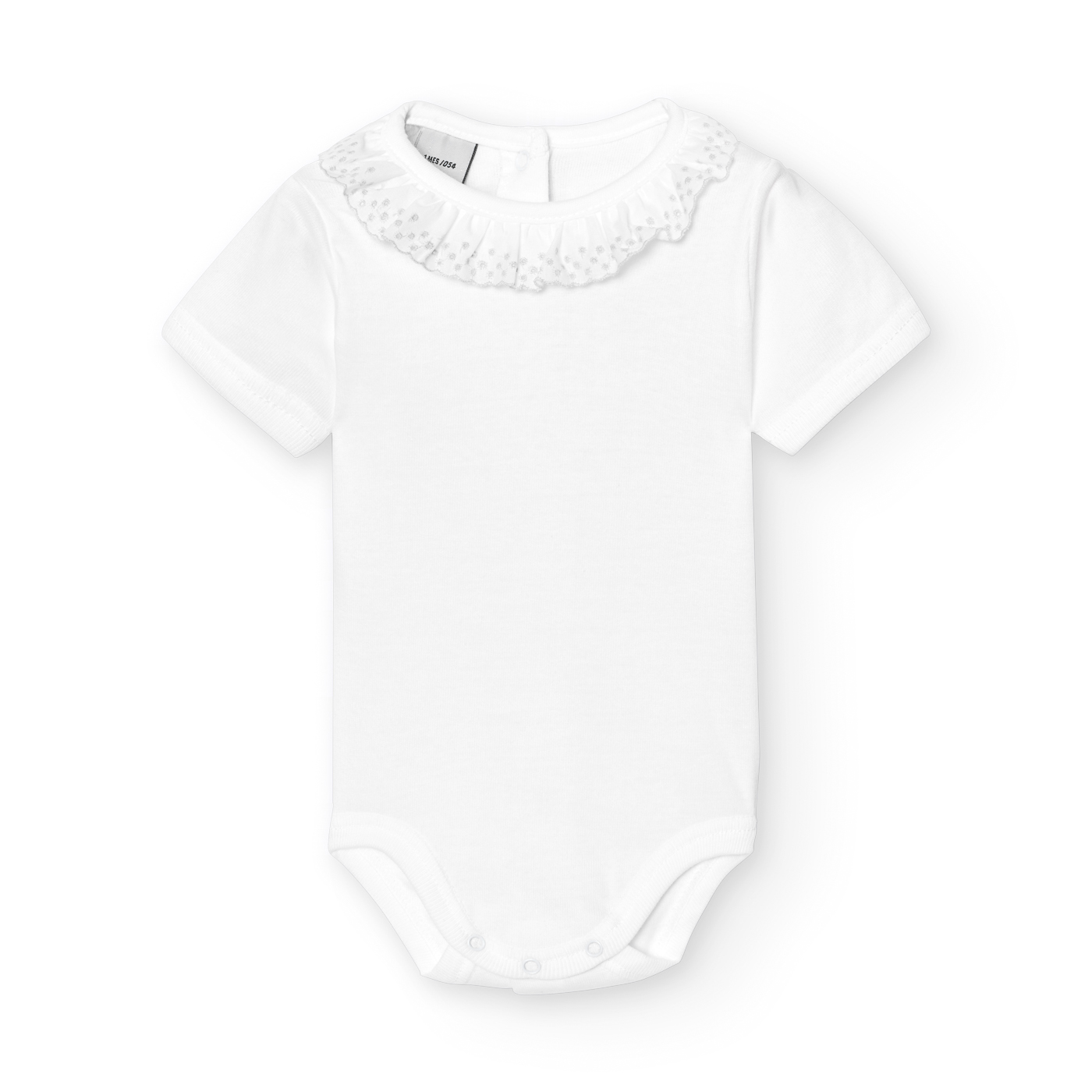 Basicos Babidu pack de 2 bodys manga corta cuello batista