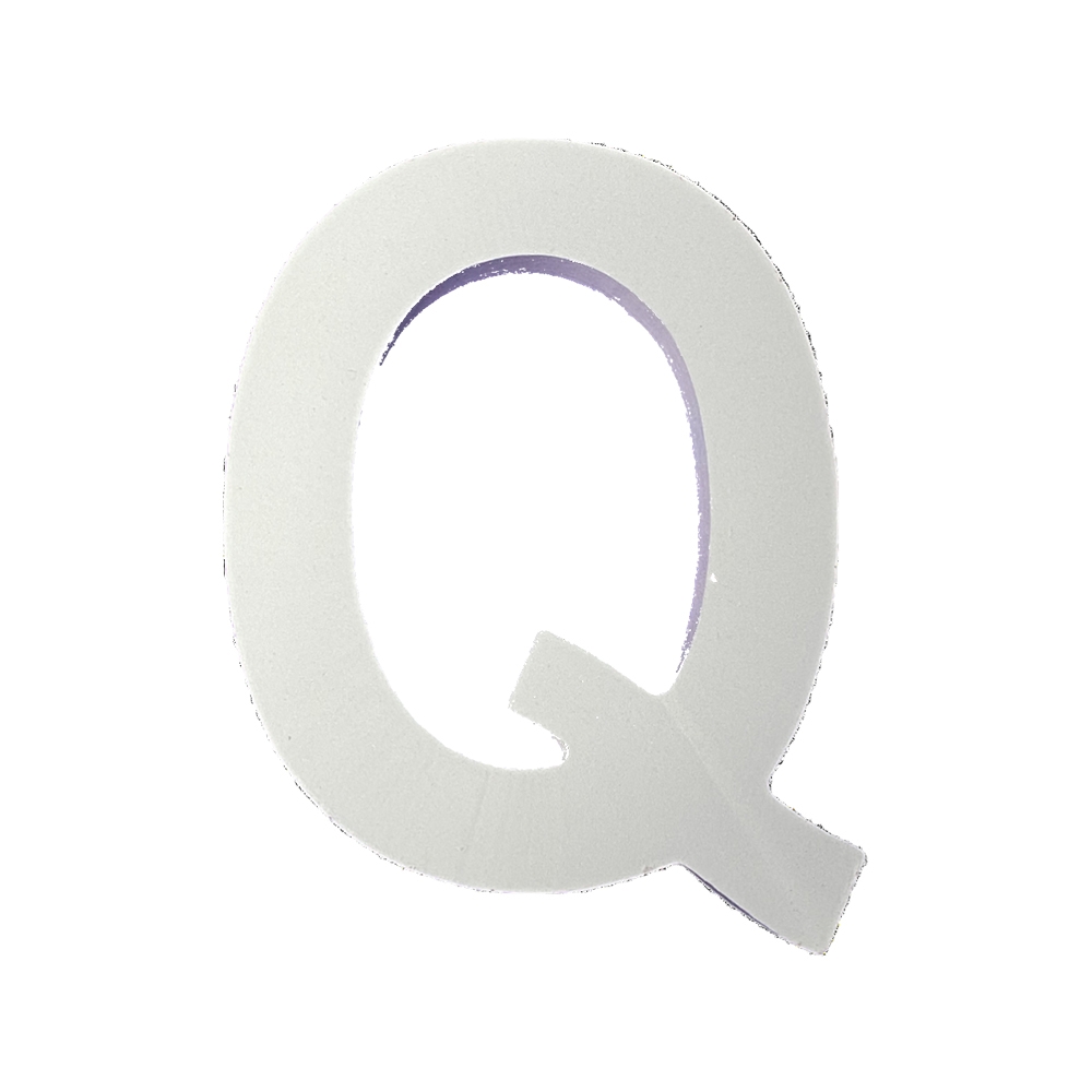 PlusHome Letras 15CM de Madera A-Z Mayúscula Decorativa Color Blanco