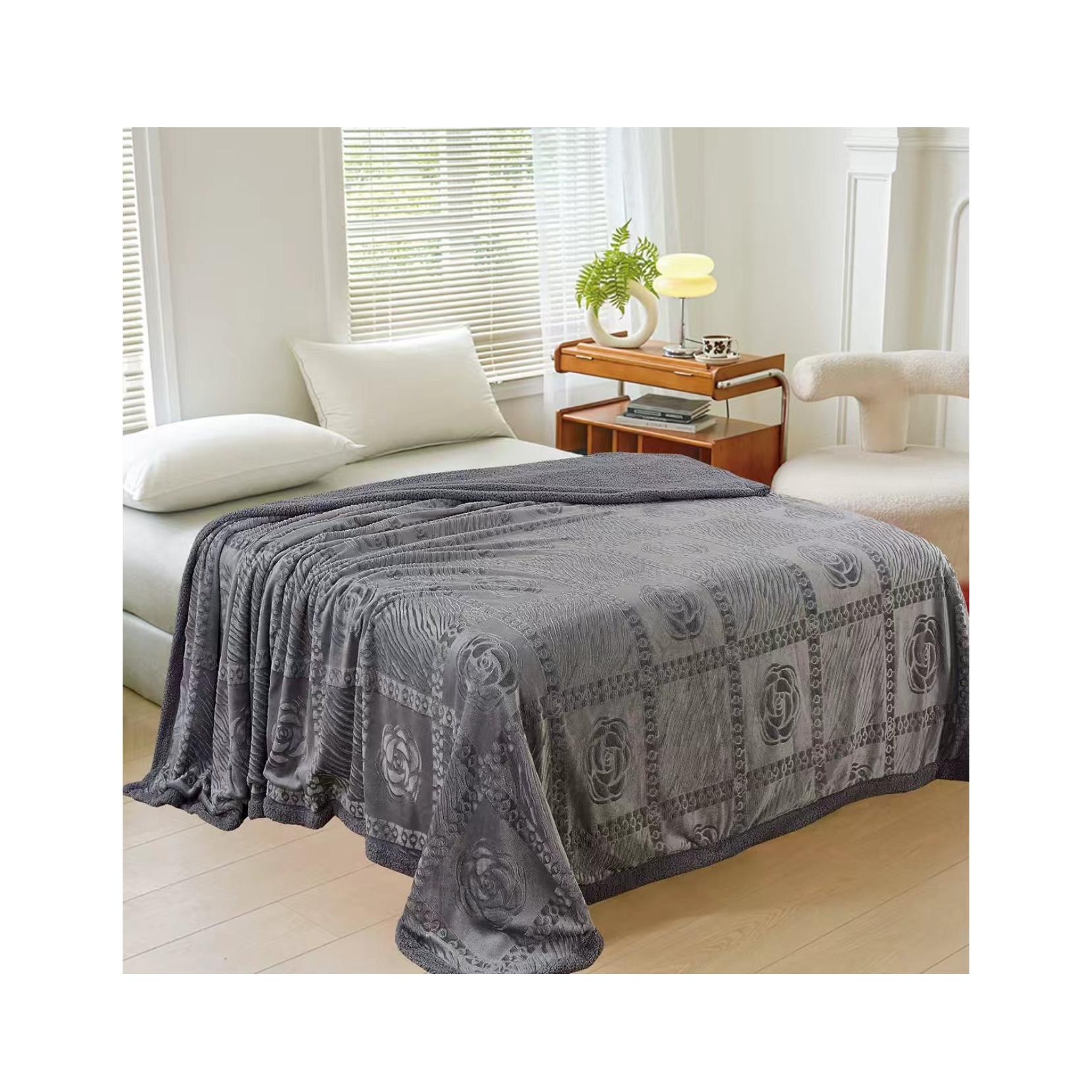Manta sherpa Con Borreguillo  Edredón Sherpa Con borreguito Negra130x160, 160x220, 220x240, manta sofa, para cama  90cm 10 cm135cm 150cm