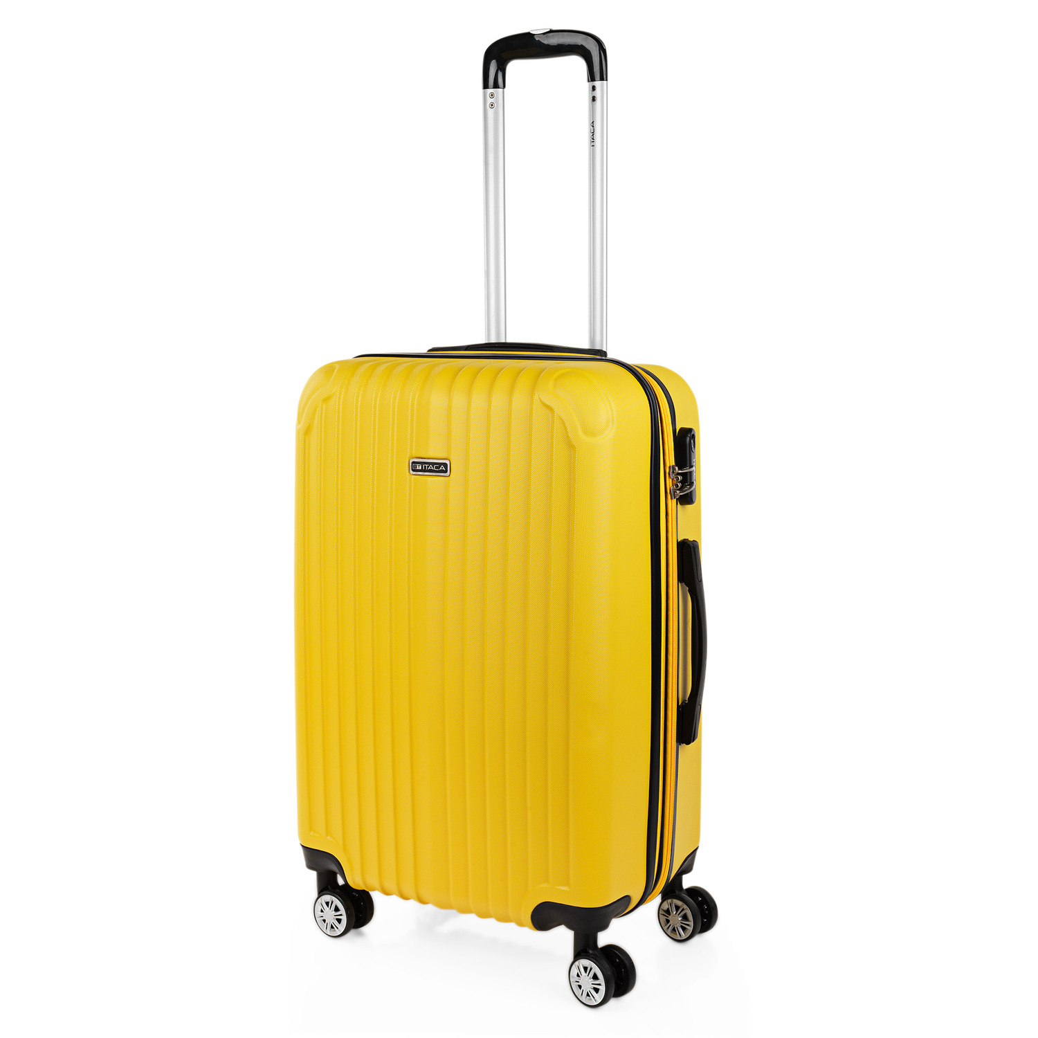 Itaca - Maletas De Viaje Medianas - Maleta Mediana 4 Ruedas - Maletas Medianas De Material ABS. Maletas Viaje Ligeras - Maleta De Viaje 20Kg,66Cm Rígida Candado De Combinacion T71560