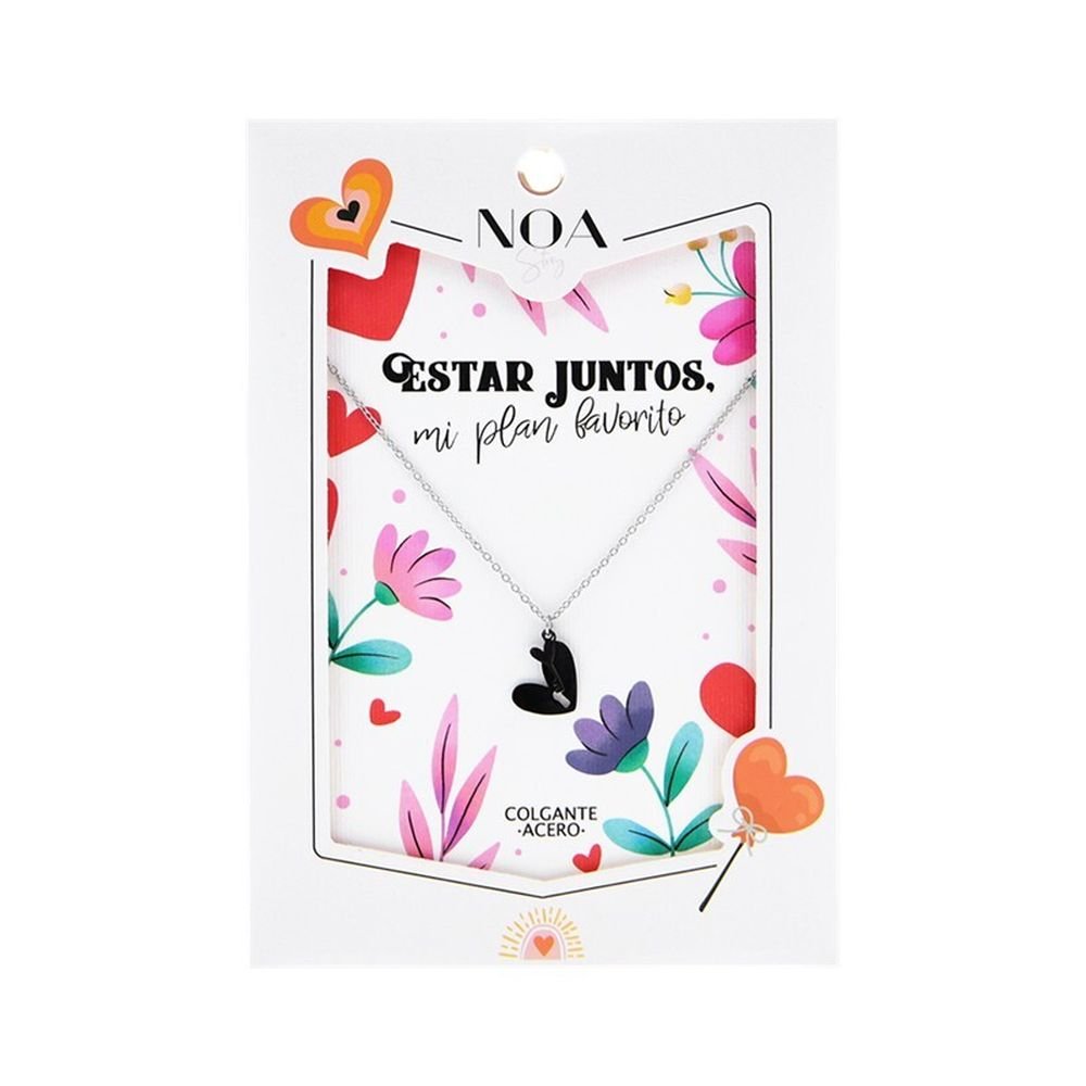 LOVELY COLGANTE ACERO PLATEADO ESTAR JUNTOS MI PLAN FAVORITO ENAMORADOS LOVELY