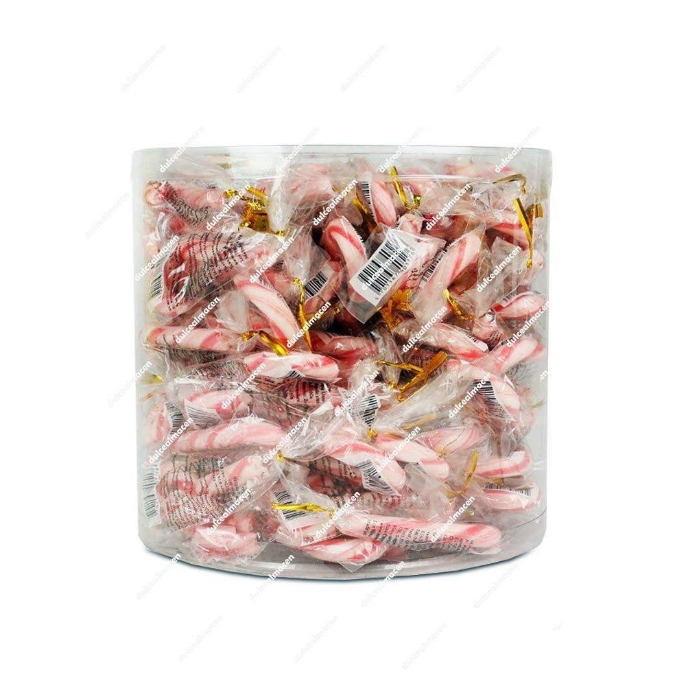 Bastones de Caramelo CFV Garrotas Caramelo 120 uds | Piruletas de Caramelo Duro con Palo en Forma de Bastón