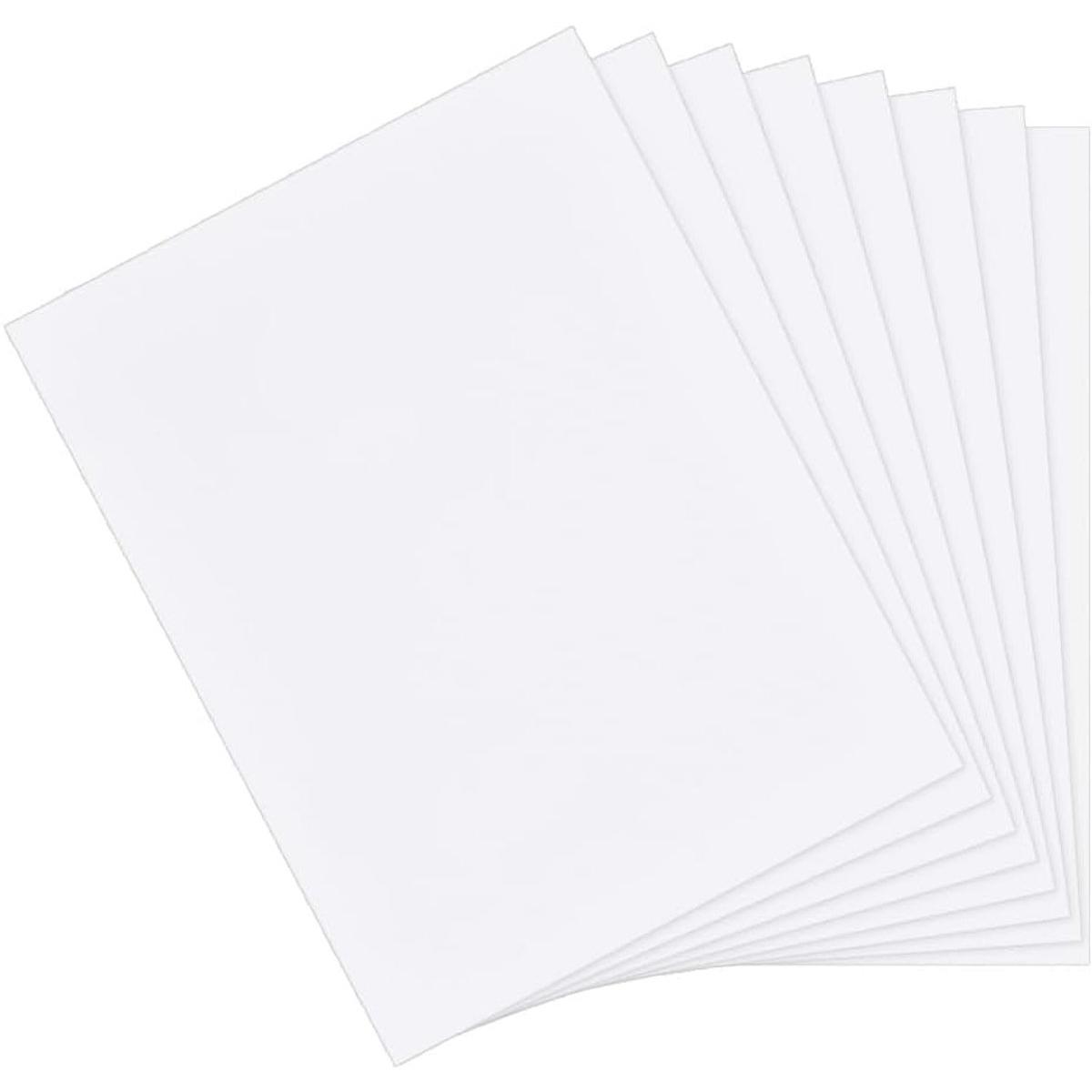 Om Home Lámina acrílica cuadrada - 8 piezas - S - 10,2*15,2*0,1 cm - Tablero de exhibición en blanco - Tablero en blanco - Señalización - Tablero de grafiti dibujado a mano - Tablero de ubicación - Tablero duro - Adecuado para maquetas, materiales de cons