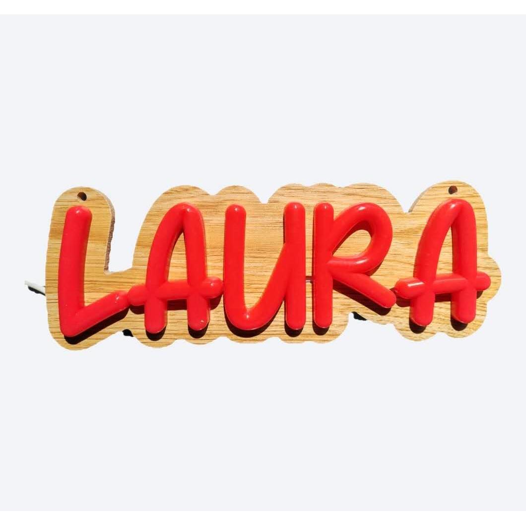 Letrero Luminoso LED Personalizado con Nombre – Luz de Neón Decorativa USB con Letras Intercambiables, Ideal para Habitación Infantil, Cumpleaños, Fiestas, Regalos y Decoración de Hogar | Cada Nombre Tiene Un Diseño Diferente