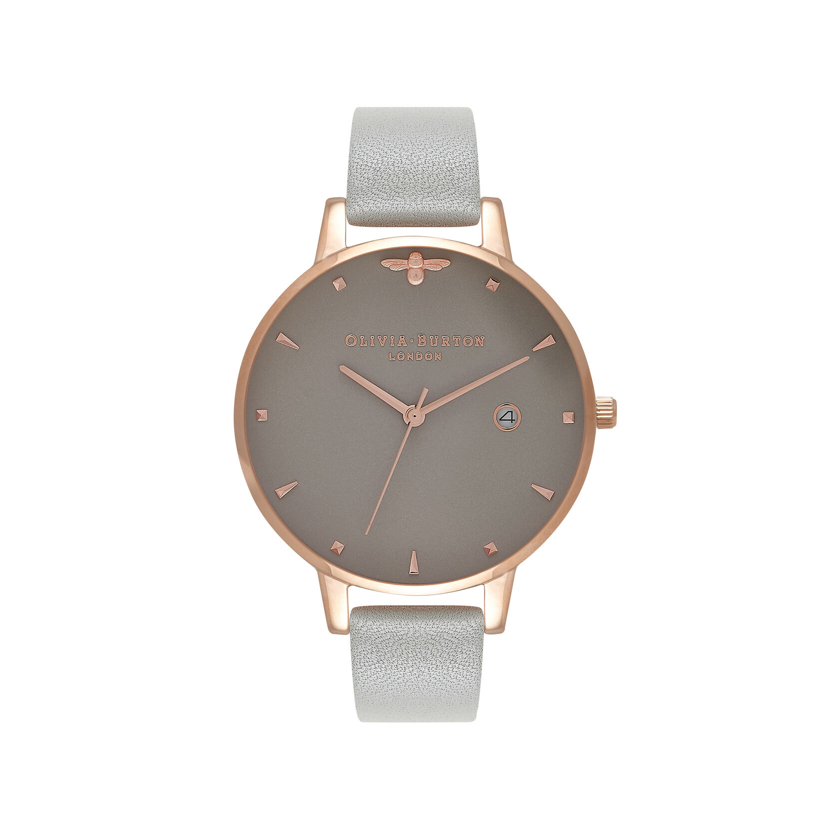 Olivia Burton Reloj Mujer Analogico Cuarzo con Correa de Piel sintética OB16AM87