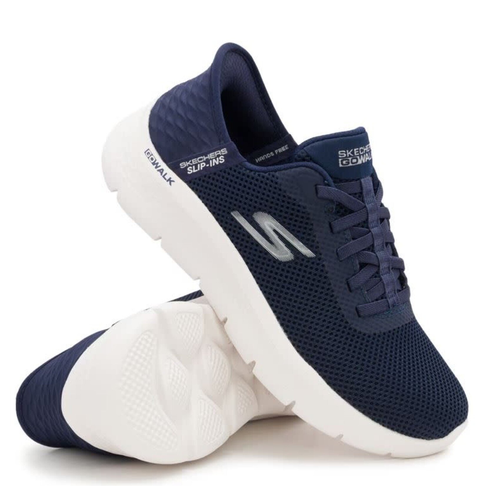 SKECHERS  ZAPATILLAS RUNNING GO WALK FLEX COLOR AZUL CON BLANCO MUJER