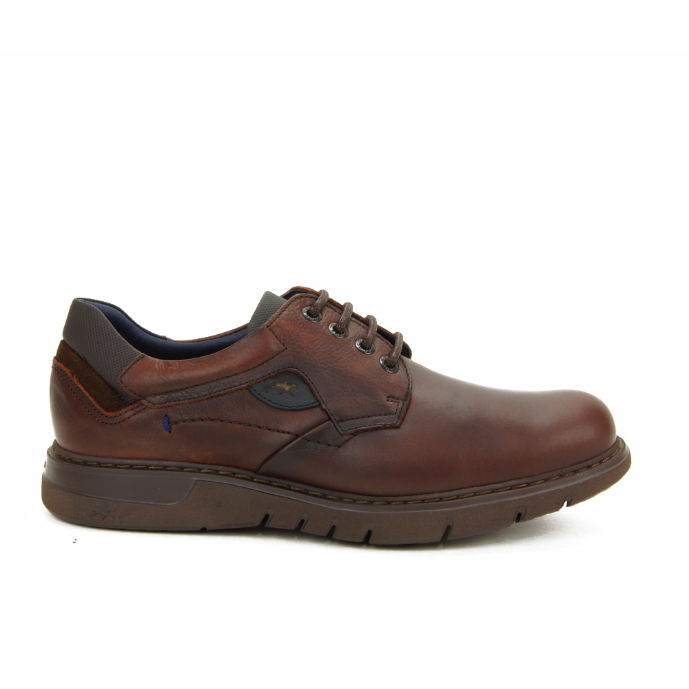Fluchos mod. 0247 zapato casual para hombre en engrasado, cordones