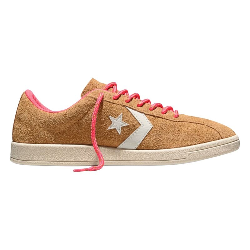 Zapatillas Marrones Converse All Star Classic Trainer Suede Honey Stick Brown con Cordones Rosas