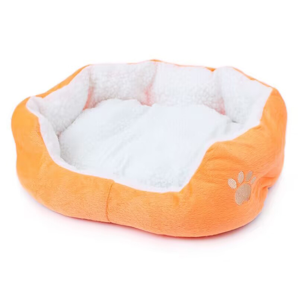 TK Cama Para Perro Y Gato Con Almohadilla De Algodón PP Grueso Cueva Para Pequeños Perros Y Gatos Sofá Adecuado Para Mascotas Pequeñas