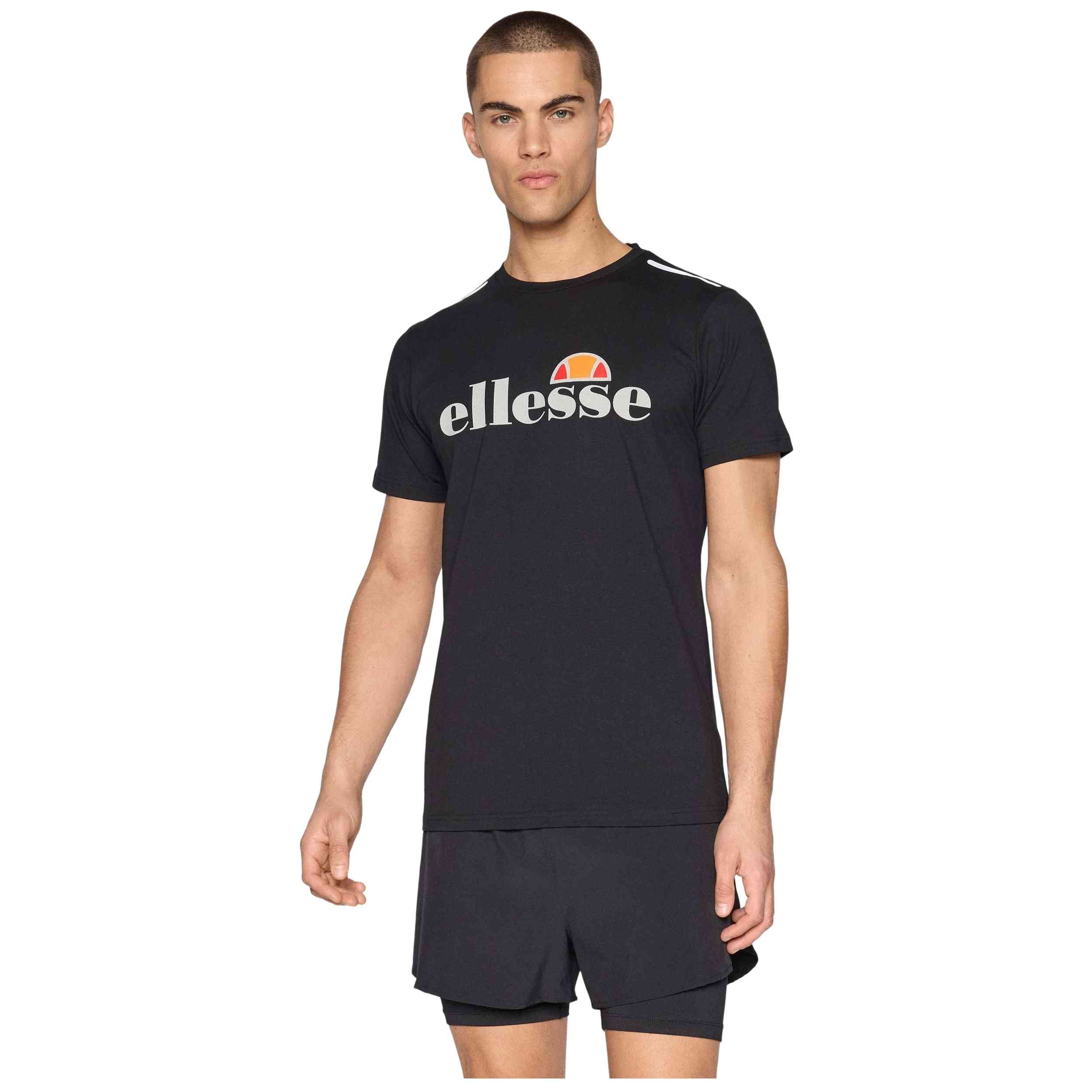 Camiseta De Manga Corta Ellesse modelo SXZ10819-WHITE para Hombre en color Negro