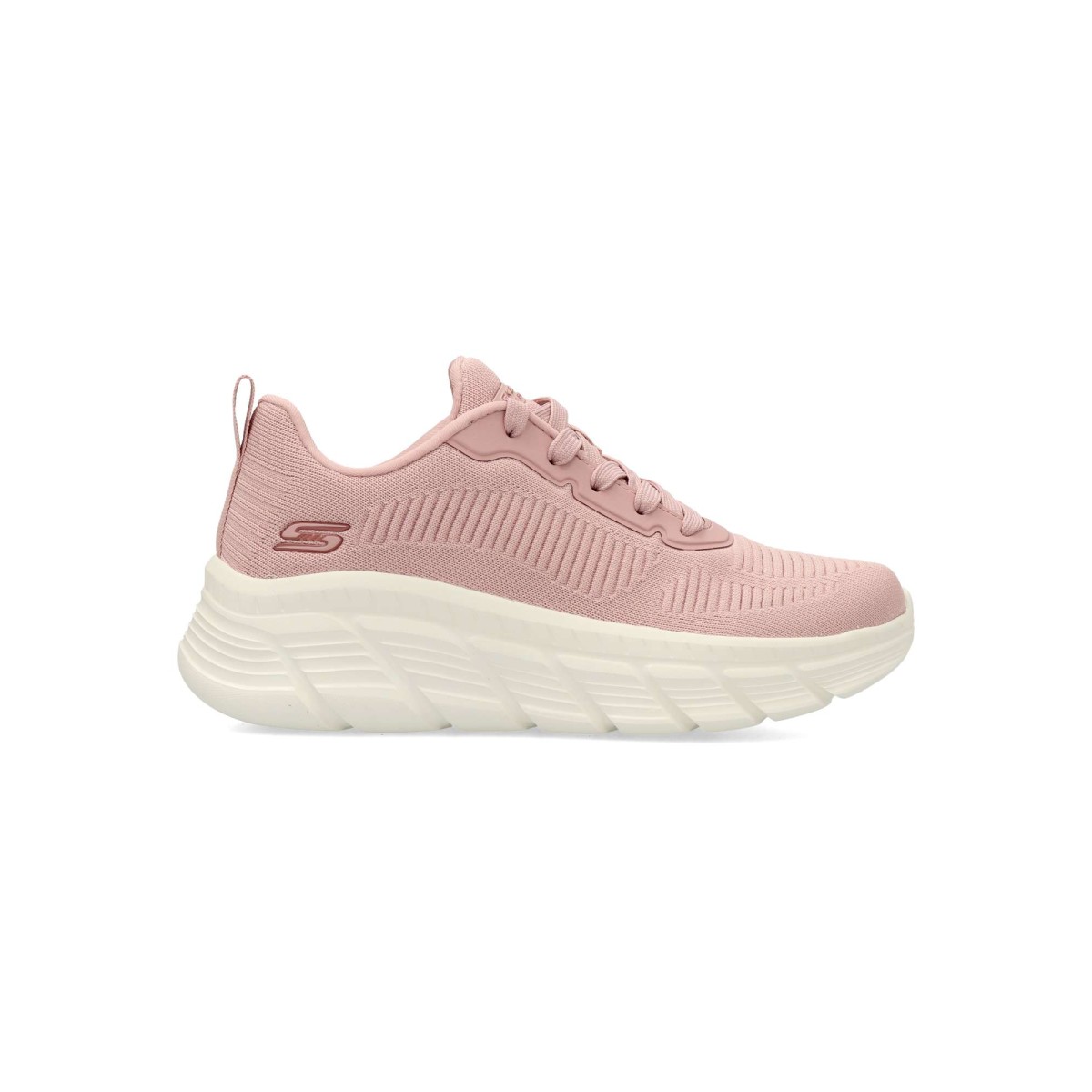 Skechers - Zapatillas deportivas BOBS Sport B Flex Hi Flying HI para mujer con parte superior de knit técnico y plantilla Memory Foam vegana