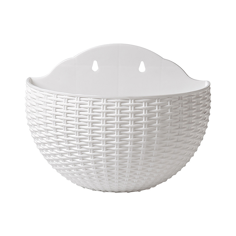 TK Maceta De Flor Exquisita Para Pared Plástico Colgante Para Jardín De Exterior Balcón Planter Bucket Decoración Del Hogar