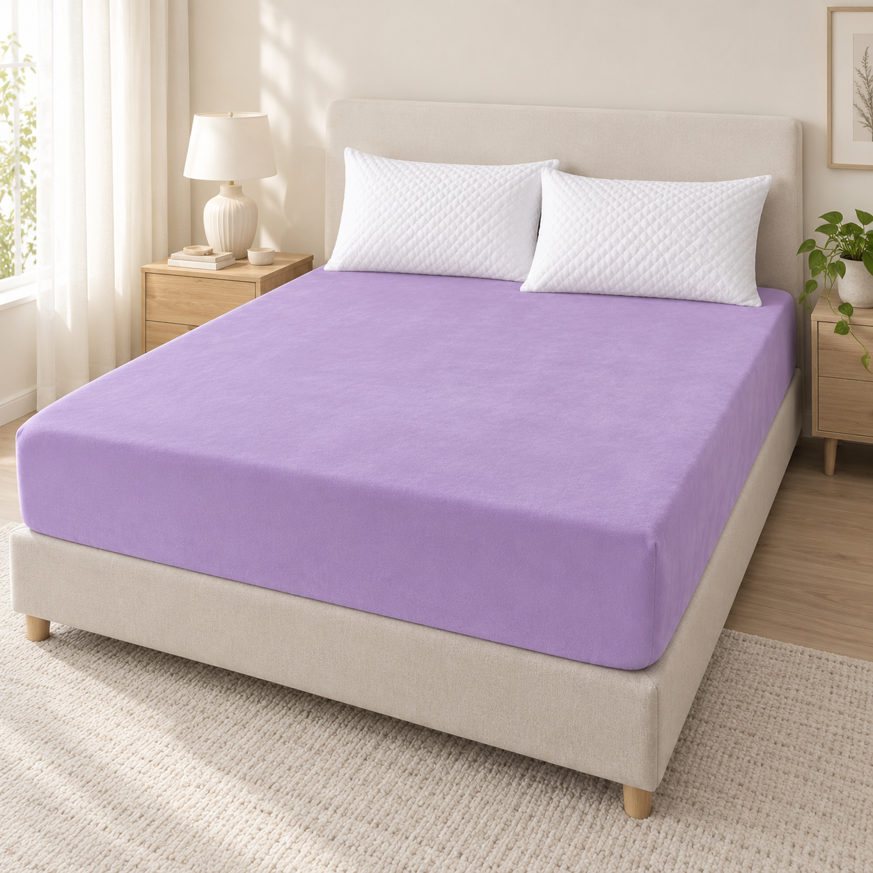 OsoNube - Sábana Bajera de Terciopelo de Leche para Camas de 90, 105, 135, 150, 180CM - Bajera Ajustable con Elástico, Térmica, Extra Suave y Cálida para Invierno