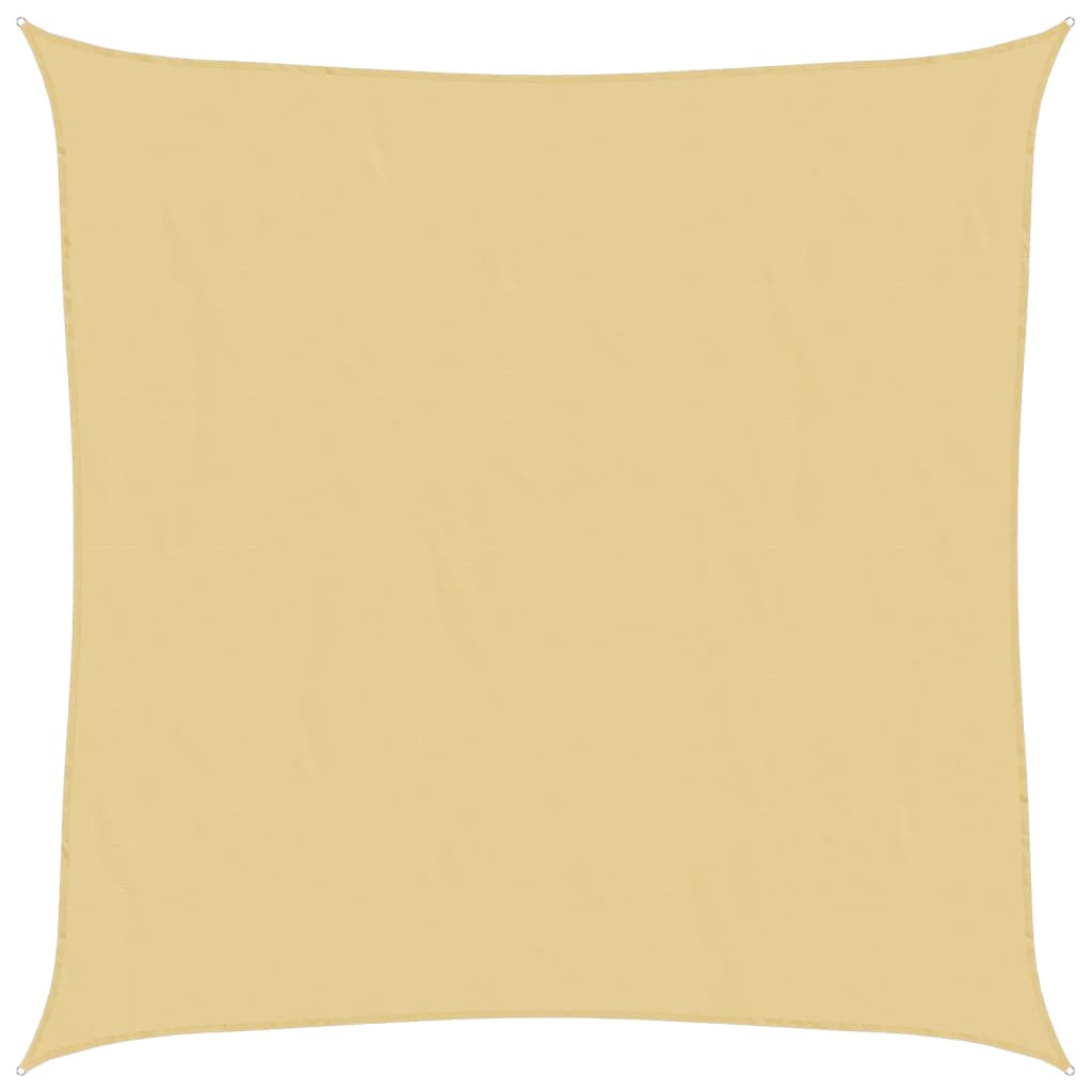 vidaXL Toldo de vela cuadrado tela Oxford 2,5x2,5 m Color Antracita, Beige, Crema