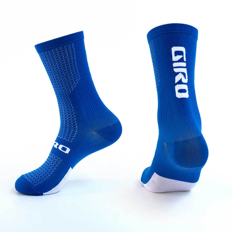 OmHom GIRO-calcetines de compresión para ciclismo profesional, transpirables, para hombre y mujer, para deportes, correr, baloncesto